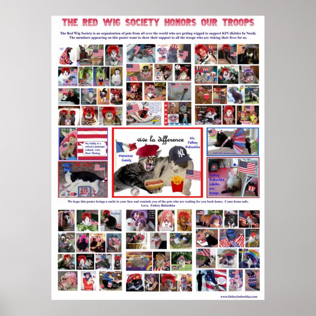 Poster Patriótica de Fatboy Babushka (Frente)