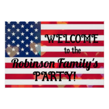 Patriótica EUA Sinalizador corações com texto cali