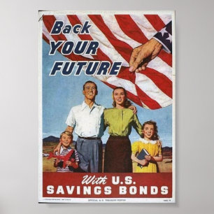 Poster Patriótico / Saving Bonds do WII