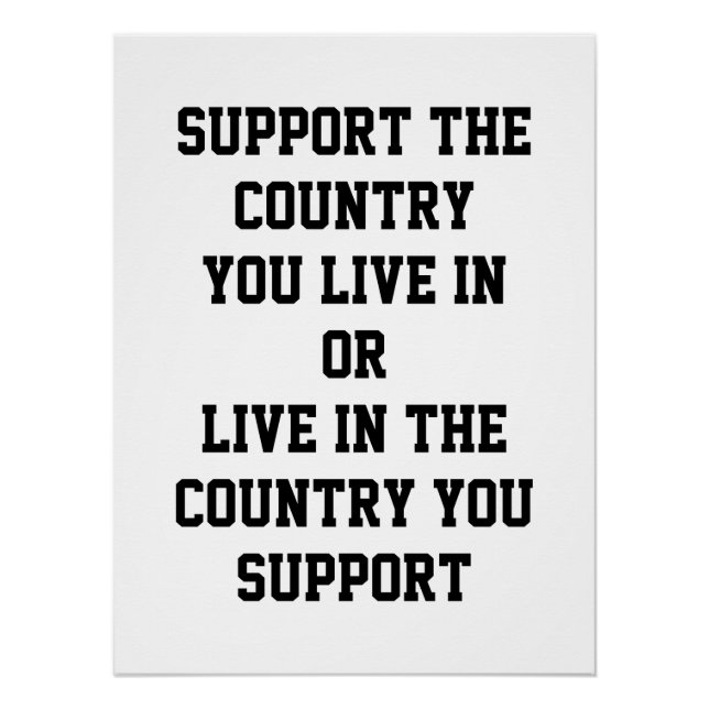 Póster patriotismo (Frente)