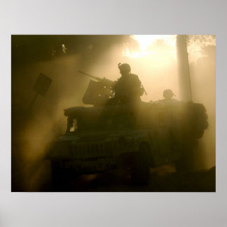 Póster Patrulha Hum-Vee