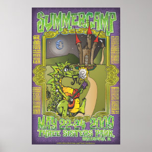 Póster Pats Dragon para o acampamento_final_zazzle