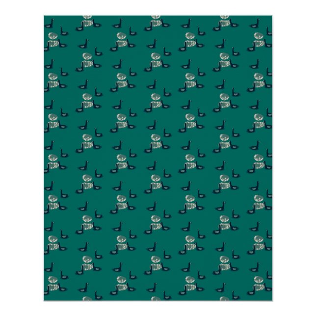 Póster pattern_6_patos, um pôster brilhante da amiga de u (Frente)