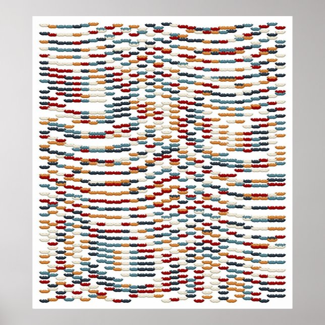 Poster Pattern of polynomials Function  (Frente)