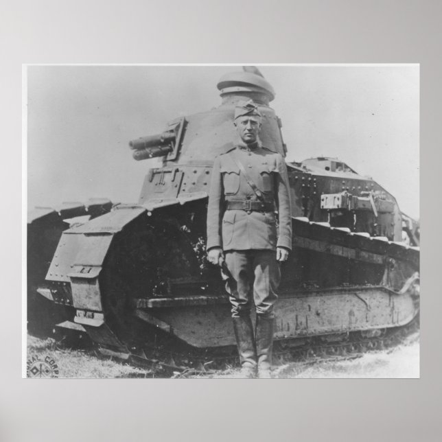 Poster Patton, Comandante do Tanque (Frente)