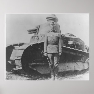 Poster Patton o comandante do tanque