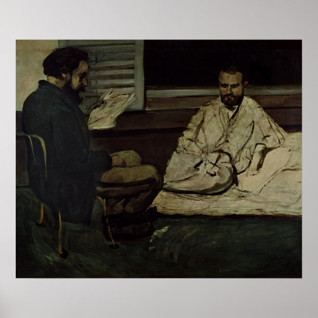 Póster Paul Alexis Lendo um Manuscrito (Frente)