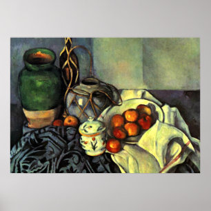 Poster Paul Cezanne - A Vida Continua com Maçãs