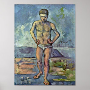 Póster Paul Cezanne - Bather