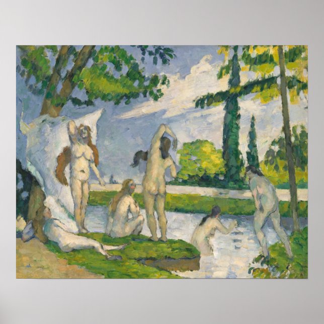 Poster Paul Cezanne | Bathers (Frente)