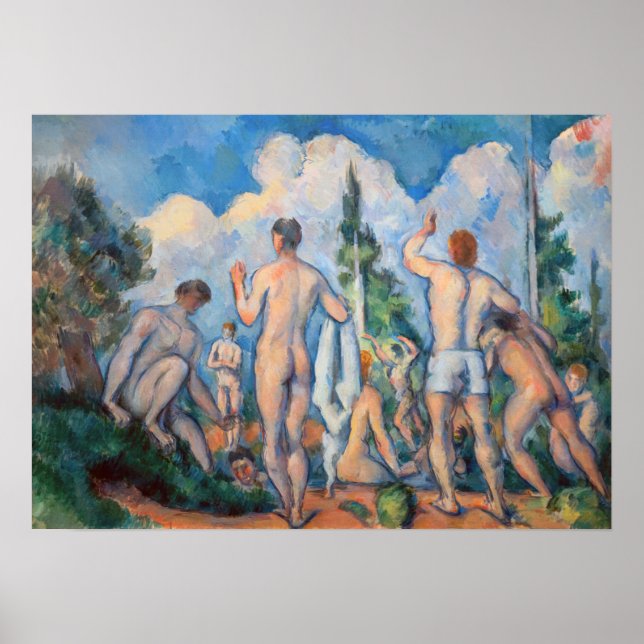 Poster Paul Cezanne - Bathers (Frente)