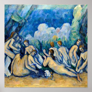 Poster Paul Cezanne - Bathers (Les Grandes Baigneuses)