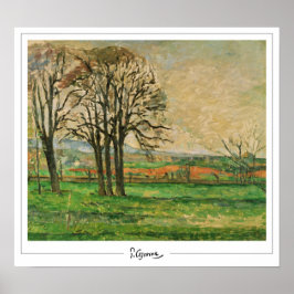 Poster Paul Cézanne Cartaz de Arte Zedign #11