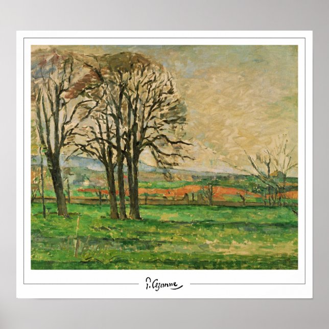 Poster Paul Cézanne Cartaz de Arte Zedign #11 (Frente)