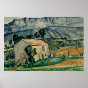 Póster Paul Cezanne - Casa em Provença