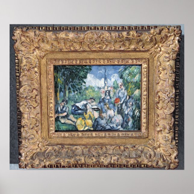 Poster Paul Cezanne | Dejeuner sur l'herbe, 1876-77 (Frente)