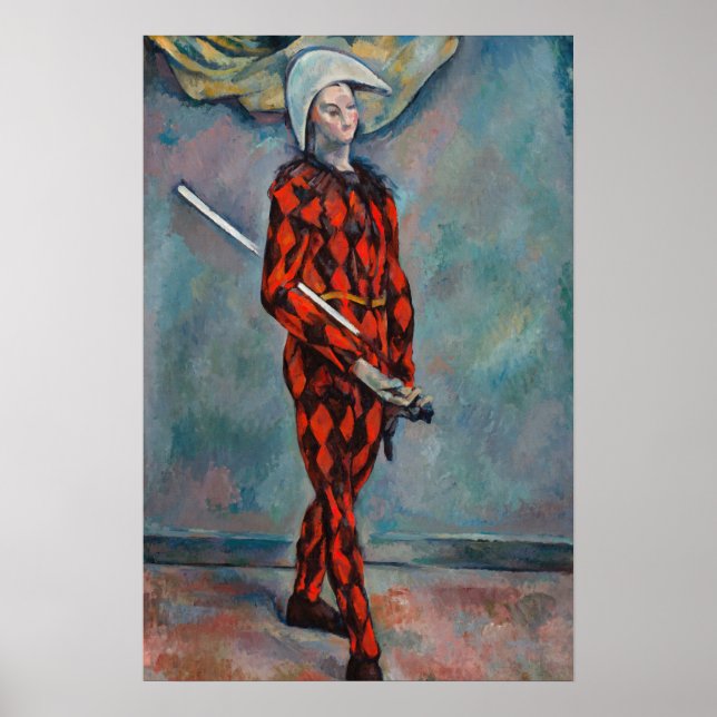 Poster Paul Cezanne - Harlequin (Frente)