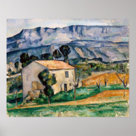 Poster Paul Cezanne - House in Provence