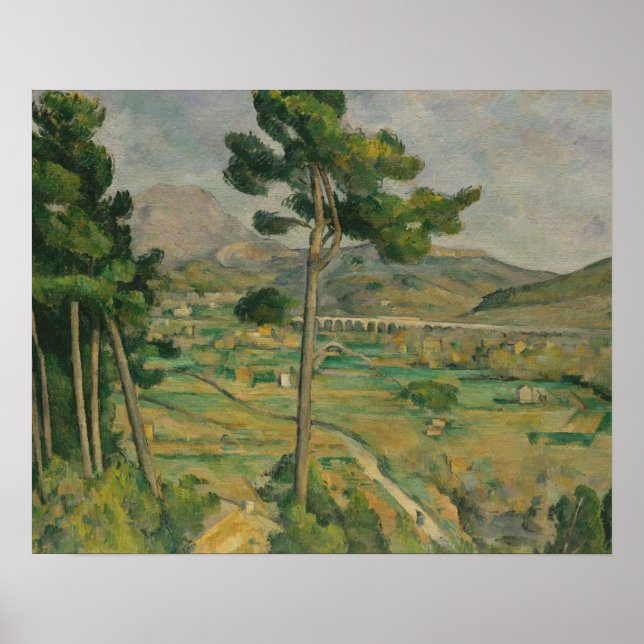 Póster Paul Cezanne - Mont Sainte-Victoire (Frente)