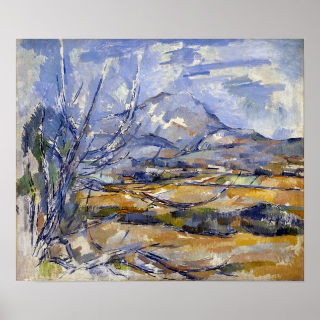 Poster Paul Cezanne Mont Sainte-Victoire (Frente)