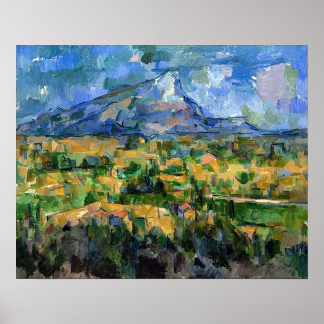 Poster Paul Cezanne - Mont Sainte-Victoire (Frente)