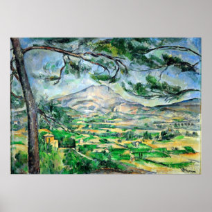 Póster Paul Cézanne, Mont Sainte-Victoire, Courtald