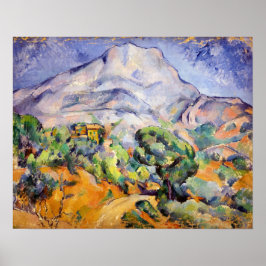 Poster Paul Cezanne - Mont Sainte-Victoire, Tholonet Road