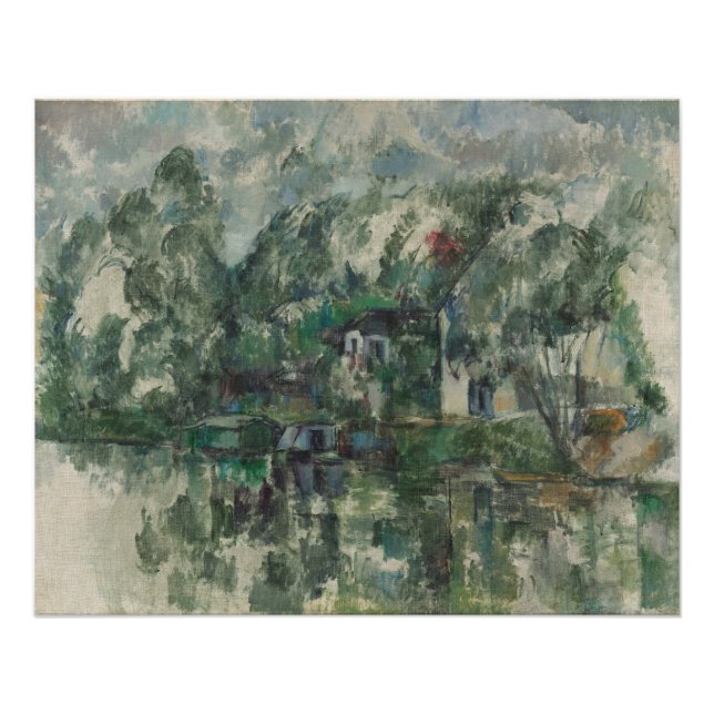 Póster Paul Cezanne | Na margem da água, c. 1890 (petróle (Frente)