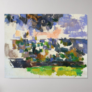 Poster Paul Cezanne - O Jardim de Les Lauves