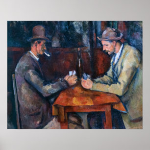 Poster Paul Cezanne - Os Jogadores de Cartas