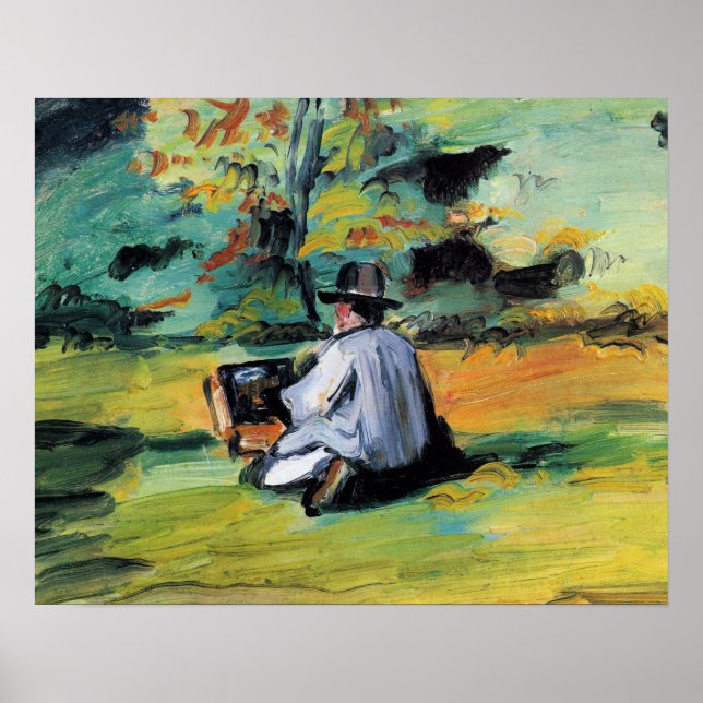 Poster Paul Cezanne - Um Pintor em Ação,  (Frente)
