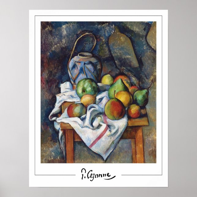 Poster Paul Cézanne Zedign Cartaz de Arte #241 (Frente)
