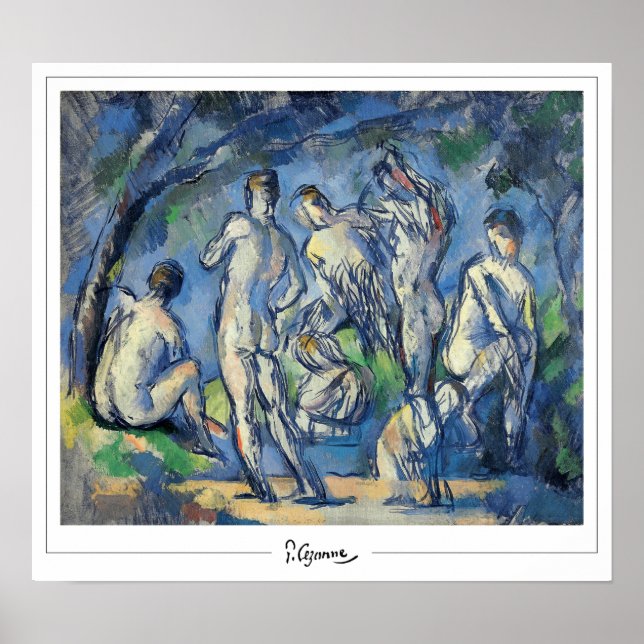 Poster Paul Cézanne Zedign Cartaz de Arte #34 (Frente)