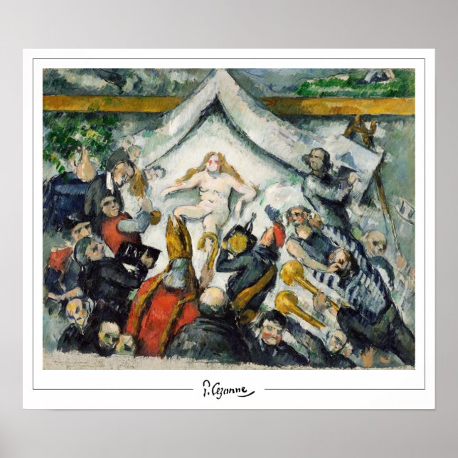 Poster Paul Cézanne Zedign Cartaz de Arte #51 (Frente)
