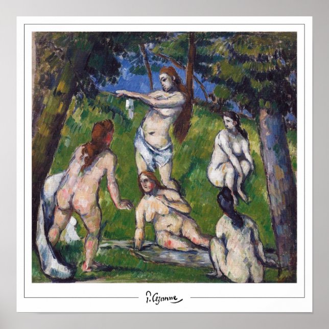 Poster Paul Cézanne Zedign Cartaz de Arte #578 (Frente)