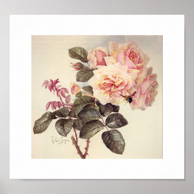 Poster Paul de Longpre (Frente)