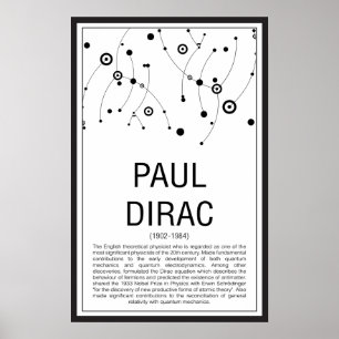 Poster Paul Dirac