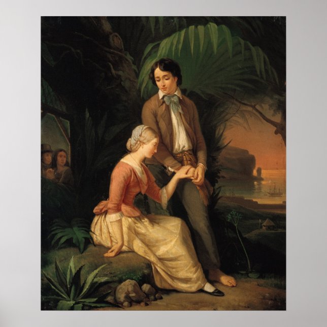 Póster Paul e Virginie (Frente)