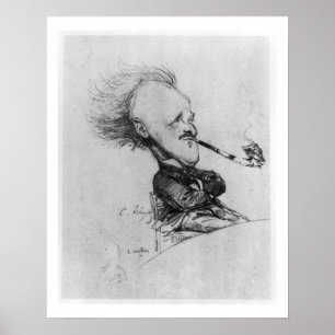 Póster Paul Ferdinand Gachet (1862-1930) c.1887 (lápis o