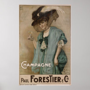 Poster Paul Forestier Champagne adiciona