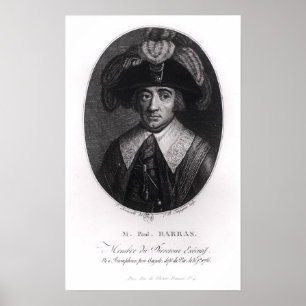 Póster Paul Francois Jean Nicolas Vicomte de Barras