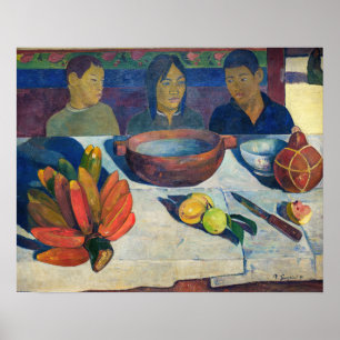 Poster Paul Gauguin - A Refeição / Bananas