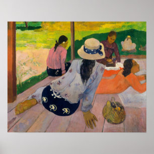 Poster Paul Gauguin - A Siesta