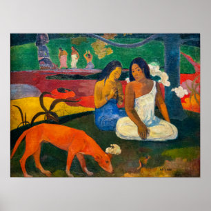 Poster Paul Gauguin - Arearea / The Red Dog