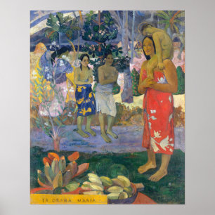 Poster Paul Gauguin - Ave Maria / Ia Orana Maria