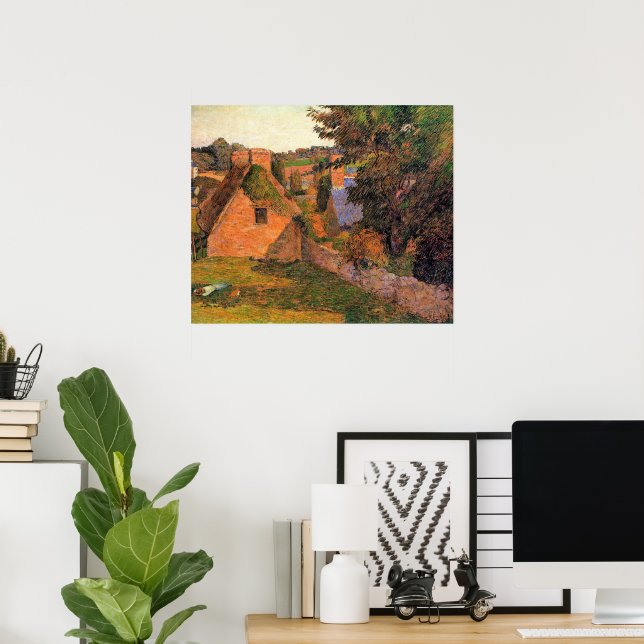 Poster Paul Gauguin - Campo Lollichon, (Escritório em casa)