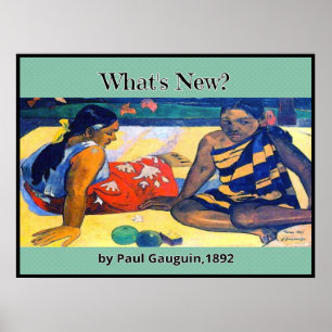 Poster Paul Gauguin design
