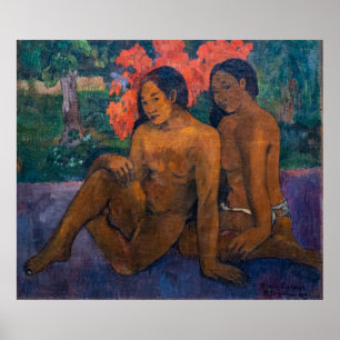 Poster Paul Gauguin - E o Dourado de seus corpos
