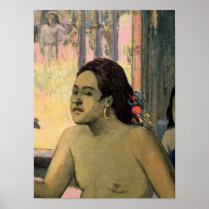 Póster Paul Gauguin   Eiaha Ohipa ou Taitianos numa Sala,