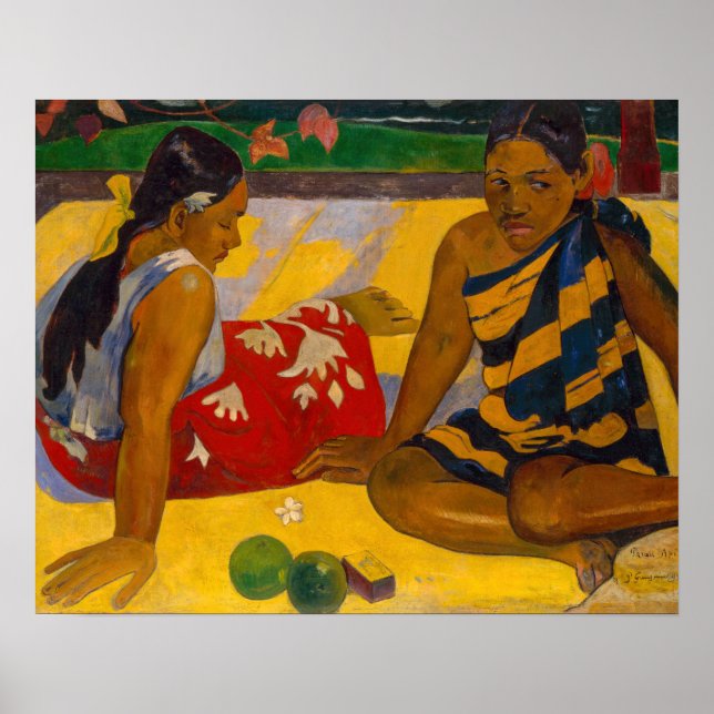 Poster Paul Gauguin - Mulheres Taitianas / Parau Api (Frente)
